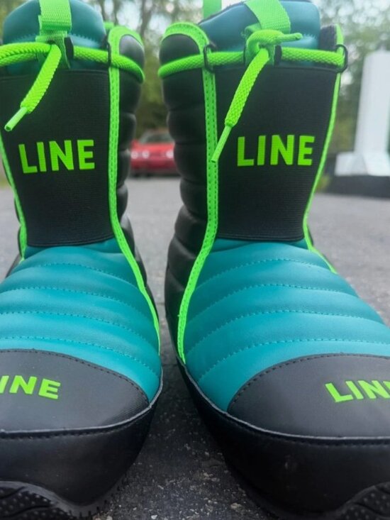 Share LINE BOOTIE 2.0 Black/Green Size Large Snow Boots 11-12US M and 12-13 US W main image 5